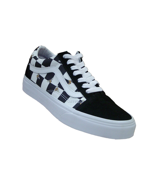 bee check old skool vans