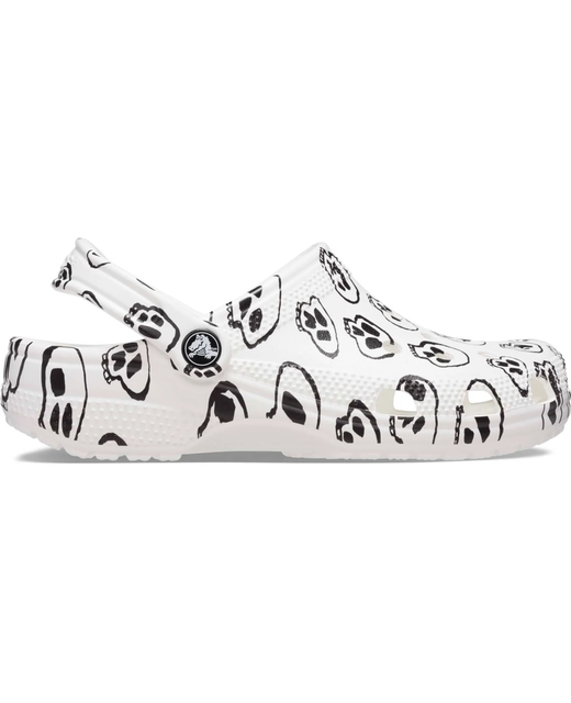 Crocs Skull Print Classic Clog