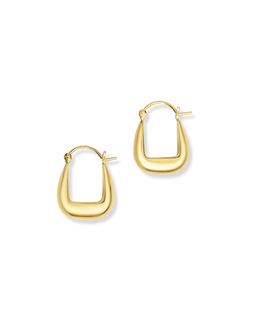 Fabuleux Vous Bijoux Gold U Hoop Earrings