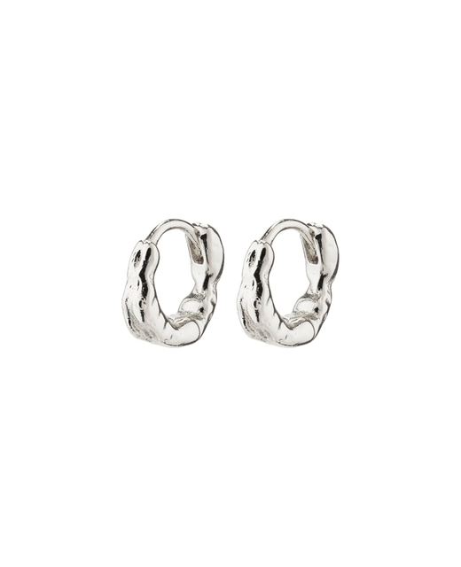 Pilgrim Eddy Organic Shaped Mini Huggie Hoops